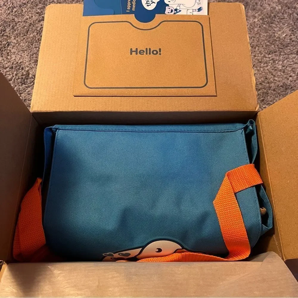 Special Aflac Robot Companion Duck NIB Backpack Aides Sickness Dr Appts Medical